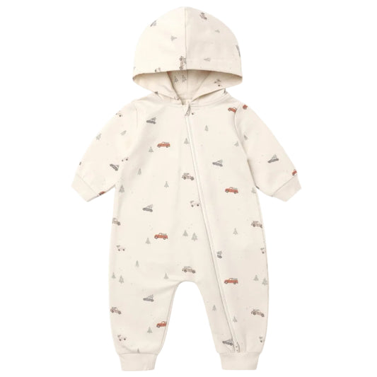 Hooded Jumpsuit - Holiday Drive|13416