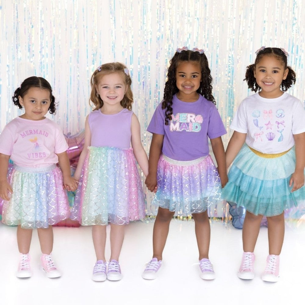 Rainbow Mermaid Tank Dress|9699