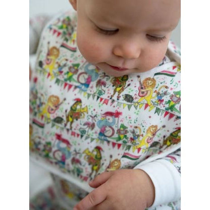 Musical Jubilee Bib in White|6932