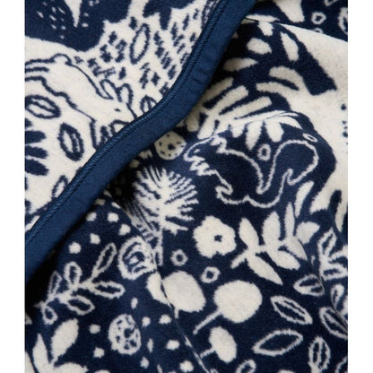 Whimsical Woods Mini Navy Blanket|10225