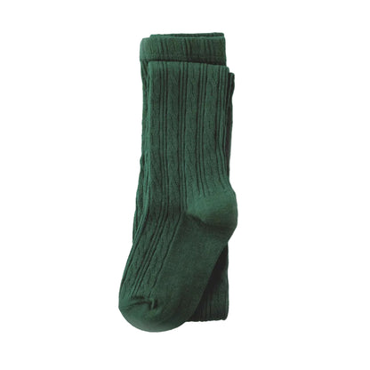 Forest Green Cable Knit Tights|13600