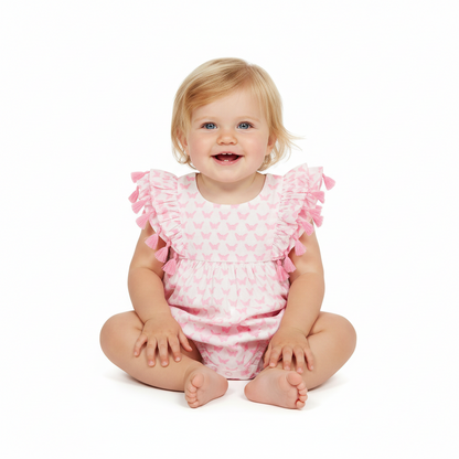Anna Romper- Pink Butterfly|11777