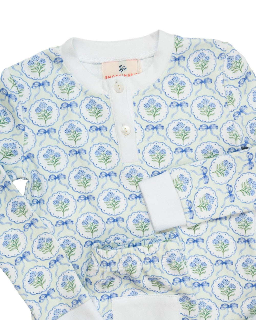 Hydrangea Garden Pajama Set|10747