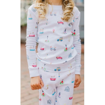 Nantucket Summer Two Piece Pajama Set|1701