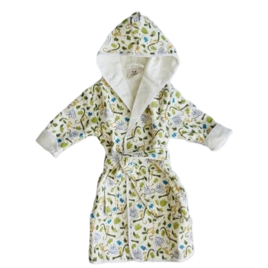 Happy Monkey Bathrobe