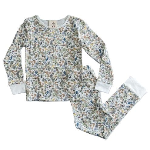 The Two Piece Pajama Set-Foxy Forest|7453