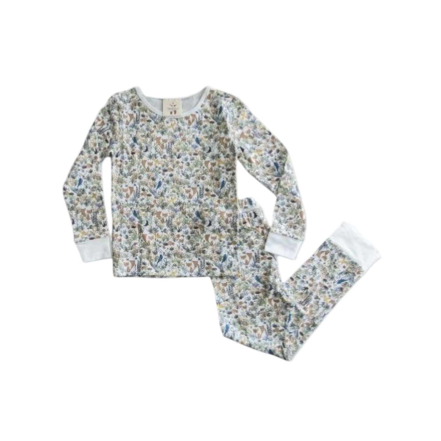 The Two Piece Pajama Set-Foxy Forest