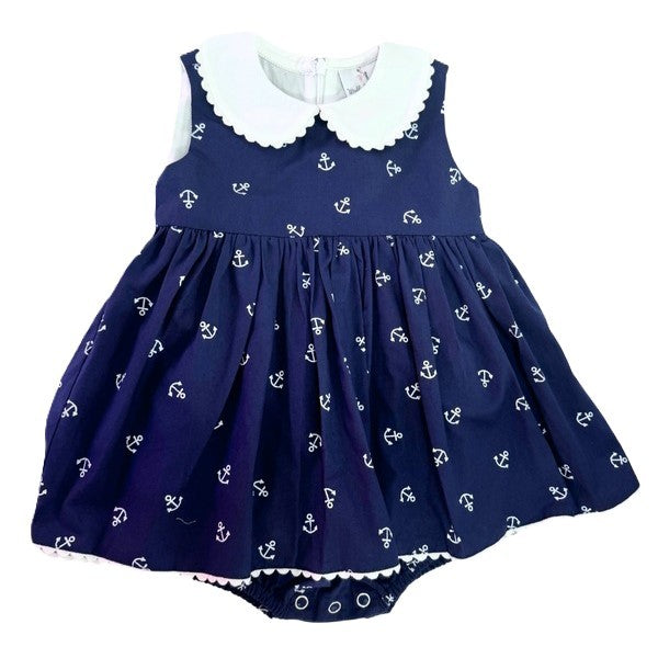 Anchors Away Baby Girl Dress|7468