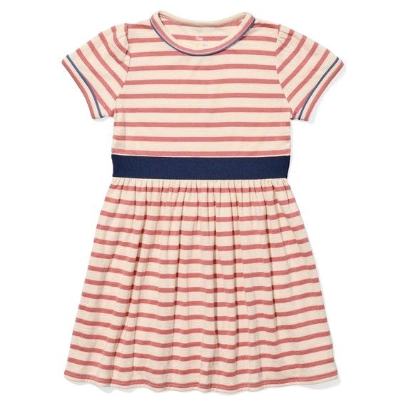 Mirren Dress, Nautical Red Stripe|7494