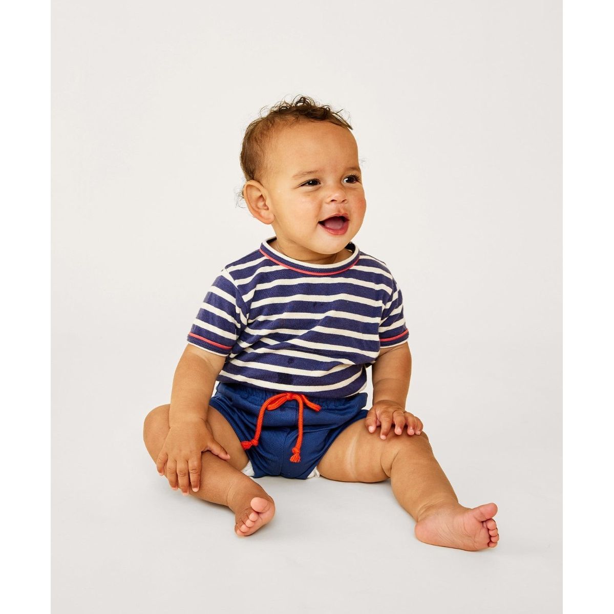 Willie Baby T-Shirt Marine Stripe|3441