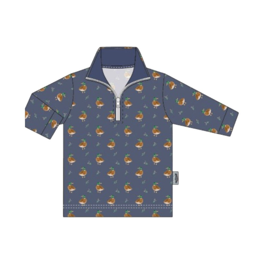 Portside Quarter Zip-Madaket Mallard|13187