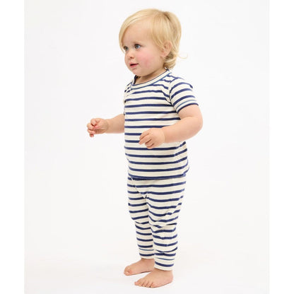 Andy Baby Legging, Navy Stripe|9395