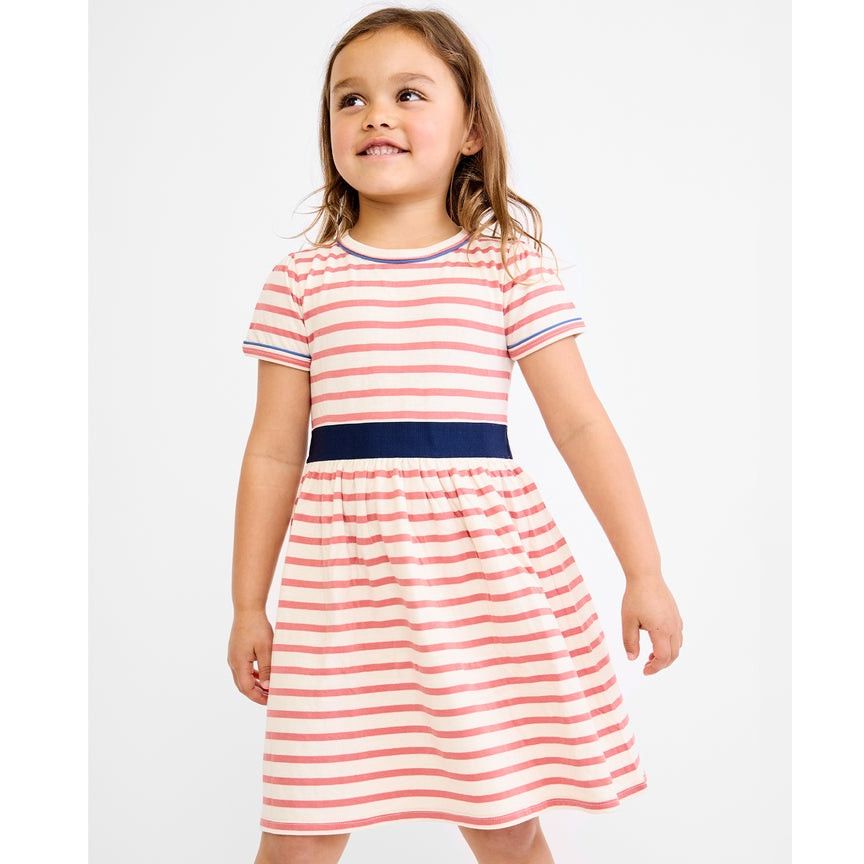 Mirren Dress, Nautical Red Stripe|6832