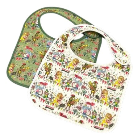 Musical Jubilee Bib in White