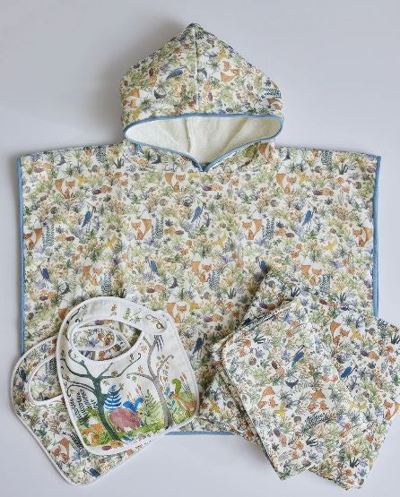 Foxy Forest Swim Poncho|7036