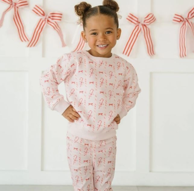 Candy Cane Lane Christmas Flare Legging|9771