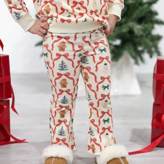 Christmas Flare Leggings|9775
