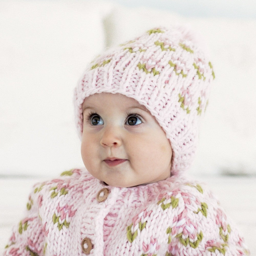 Bitty Blooms Beanie Blush|13462
