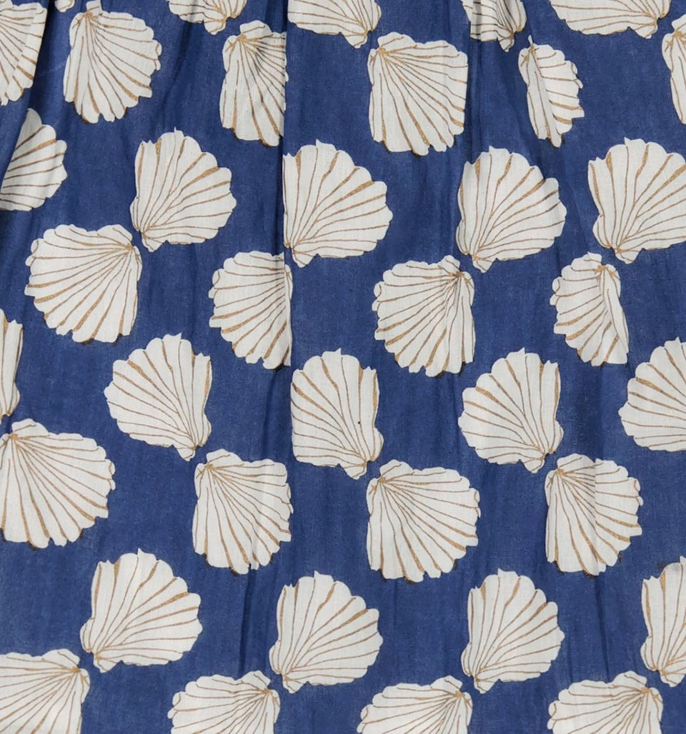 Leila Romper- Shell Beach Navy|11762