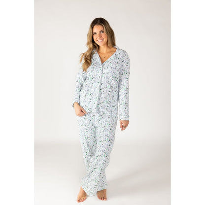 Après Ski Women’s Button Front Pajama Set|10550