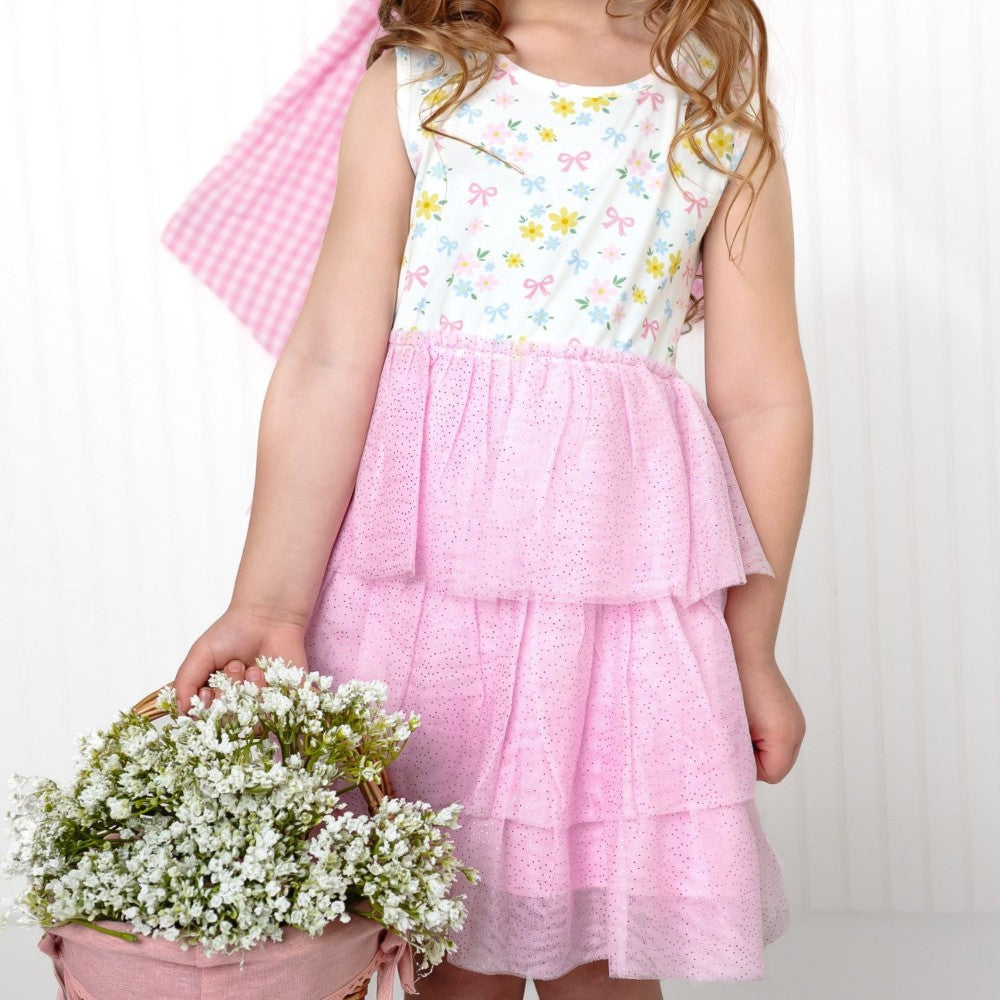 Sweet Floral Tank Tutu Dress|11260