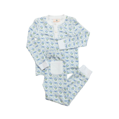Hydrangea Garden Pajama Set|10746