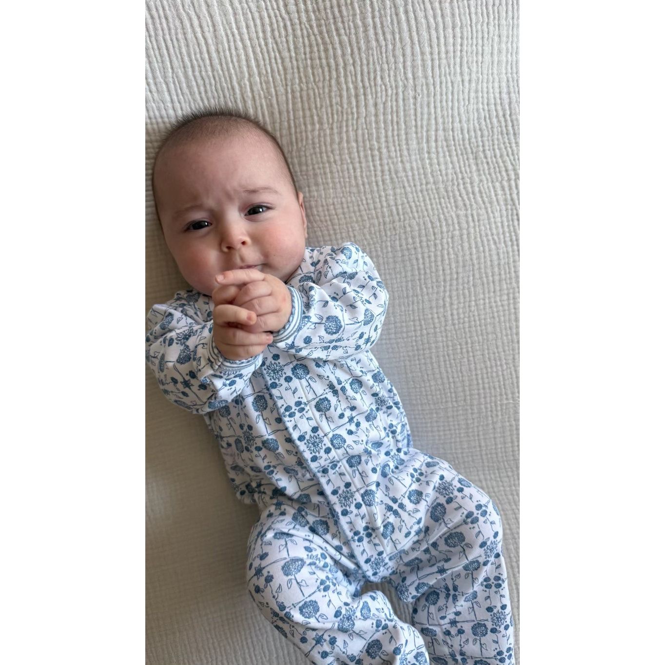 Blue Hydrangeas Snap Baby Onesie|11512
