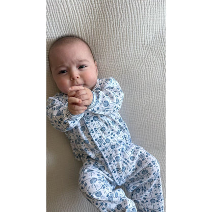Blue Hydrangeas Snap Baby Onesie|11512