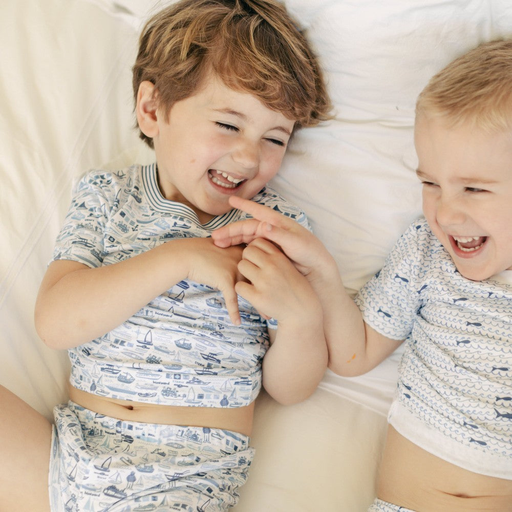 Boats Kids Short Pajama Set|8900