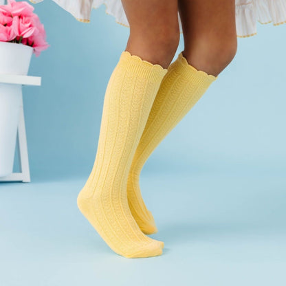 Sunshine Frill Knee High Socks|11020