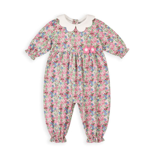 Floral Knit Longall w Flowers|12901