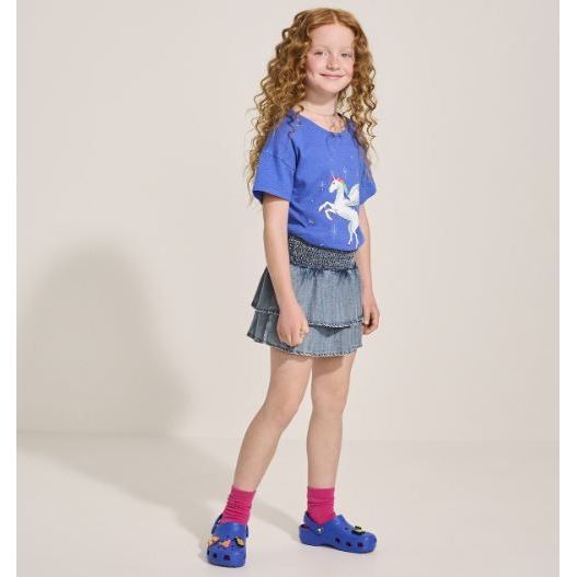 Tencel Smocked Skirt|4028