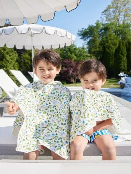 Happy Monkey Swim Poncho|7009