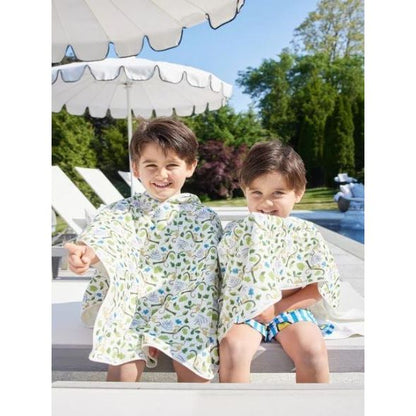 Happy Monkey Swim Poncho|7009
