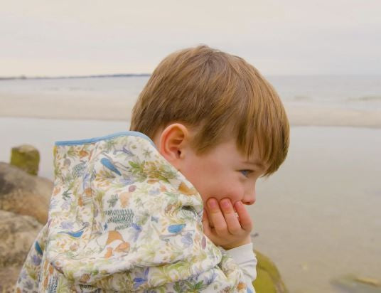 Foxy Forest Swim Poncho|7037