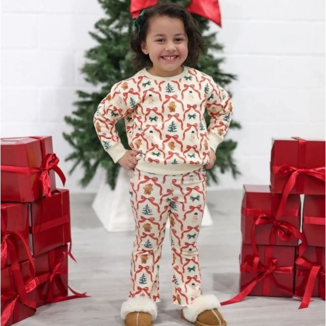 Christmas Flare Leggings|9777