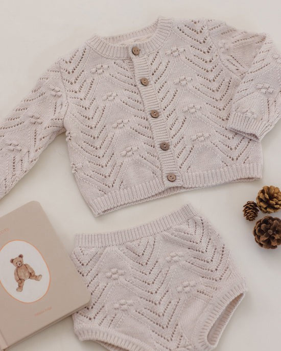 Knit Cardigan - Lilac Mist|12477