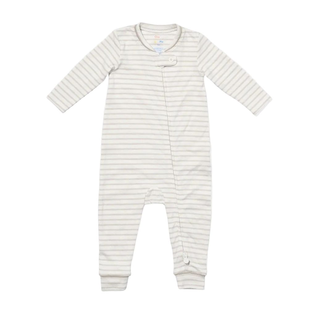 Ziggy Zip Romper, Cloud Mini Stripe|10972