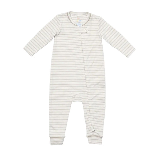 Ziggy Zip Romper, Cloud Mini Stripe|10972