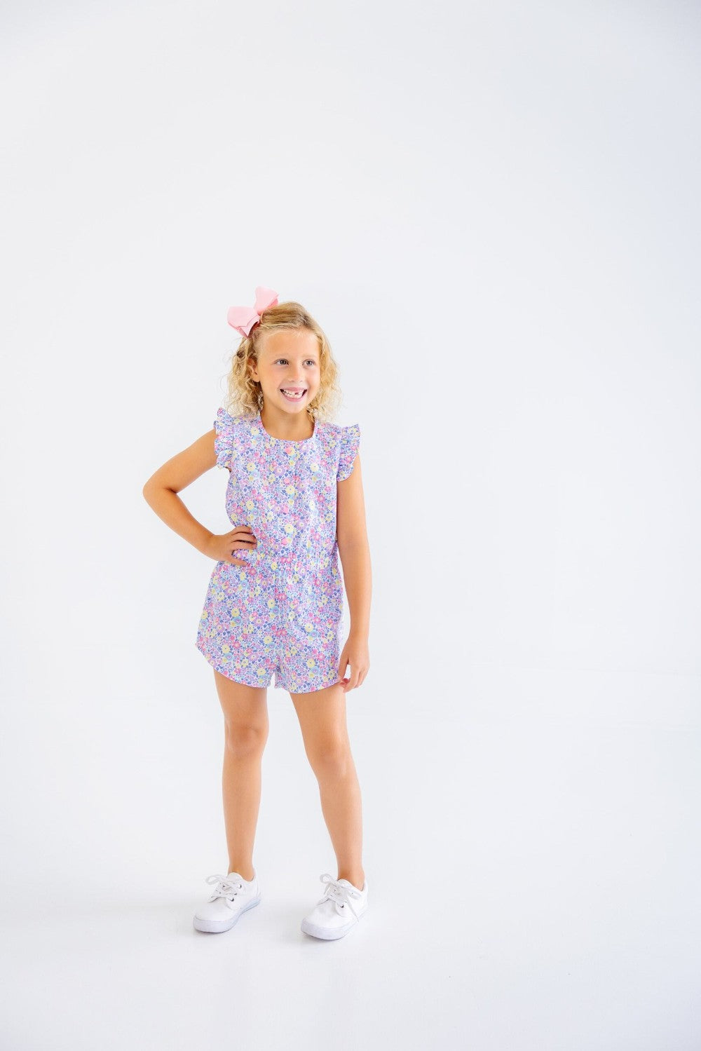 Marion Rose Romper-Broadcloth|11671