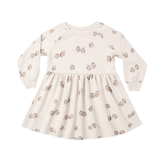 Raglan Dress Owls|11937