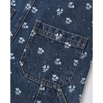 Utility Overall Heart Ditsy