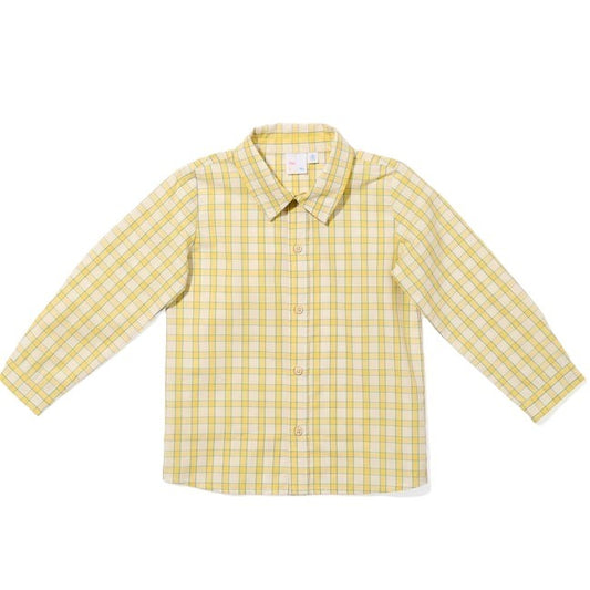 Jeffie Shirt, Yellow Picnic Check|7545