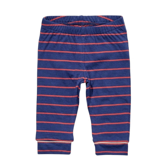 Andy Baby Legging, Navy Fine Stripe|9089