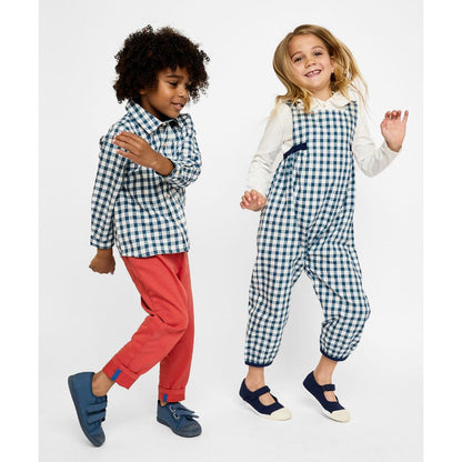 Scout Overall, Blue Picnic Check|9032