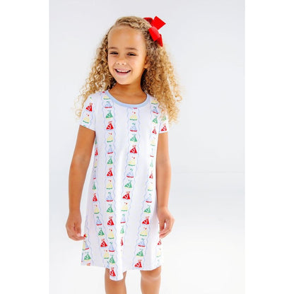 Polly Play Dress - Short Sleeve Set Sail/Beale Street Blue|11322