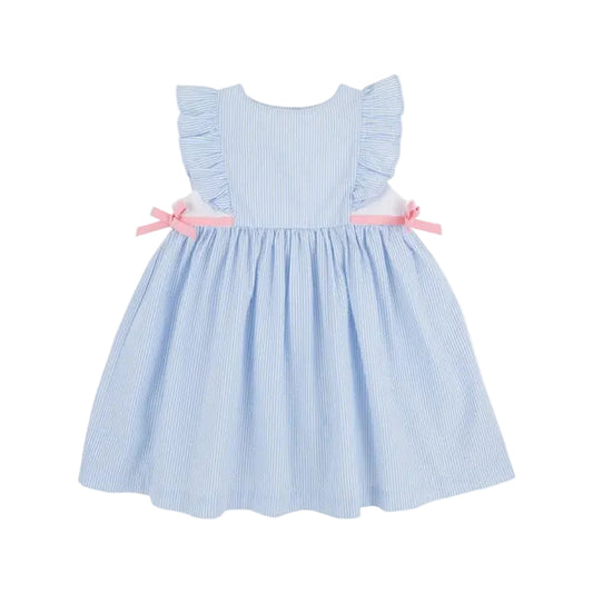 Pammy's Pinafore Dress-Seersucker|11134