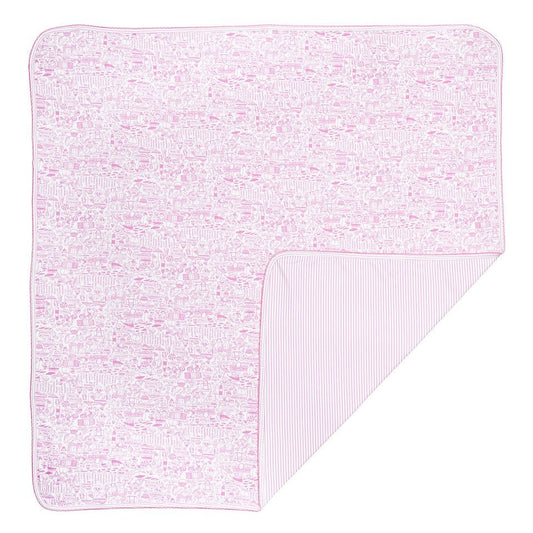 Nantucket Baby Blanket Peony Pink|2181