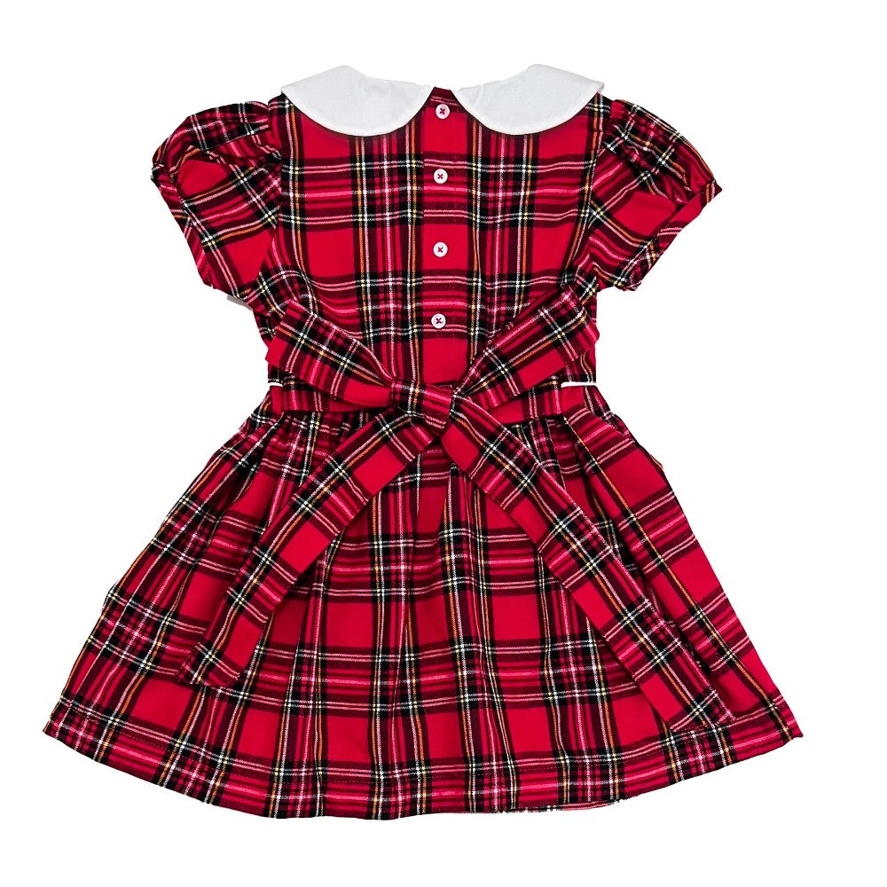 Rosalie Dress-Royal Stewart Tartan|10018