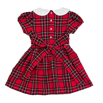 Rosalie Dress-Royal Stewart Tartan|10018